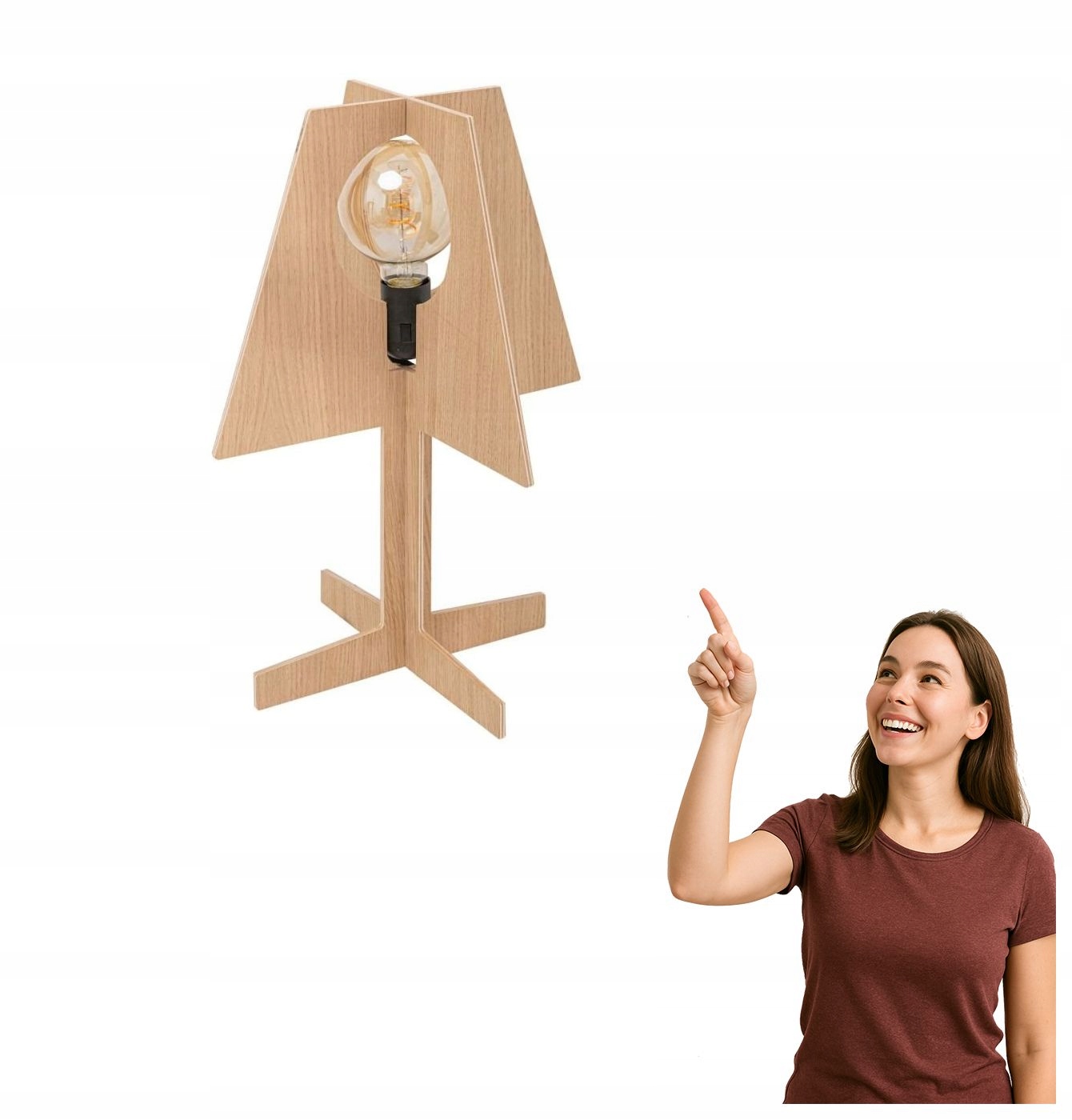 Stolová lampa Oak 4113603 Zuma Line