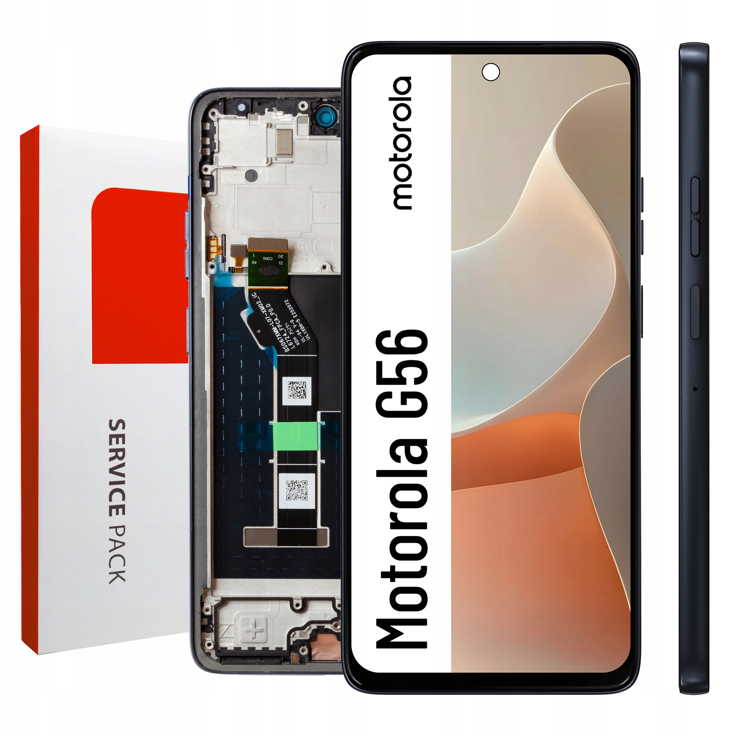 XT2529-2 pro Motorola Moto G56 LCD Matrix Rámeček Originální Zila