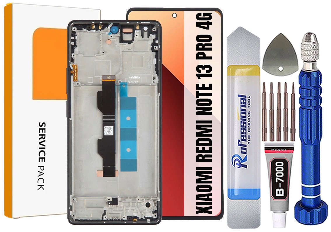 Displej Pro Xiaomi Redmi Note 13 Pro 4G Originál Obrazovka Rámeček