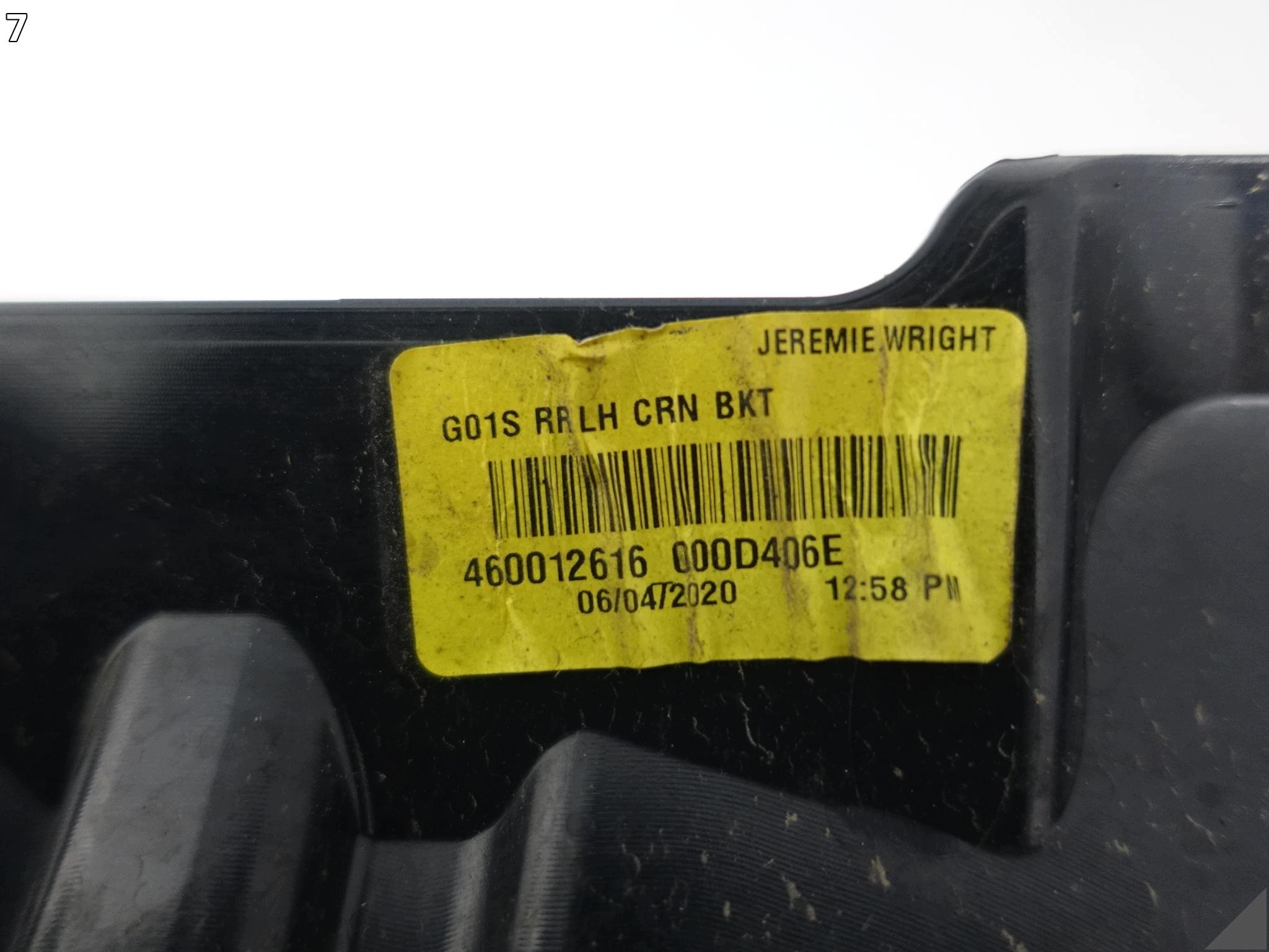 BMW X3 G01 m-packet X3M F97 17-21 support holder bracket bumper left rear part