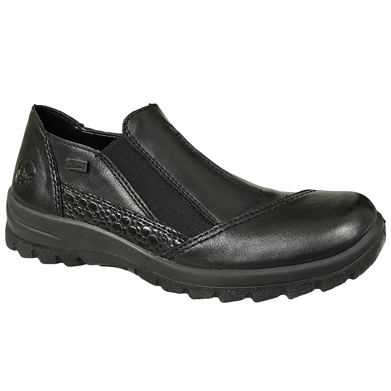 Rieker L7178-00 czarny półbuty TEX R.37