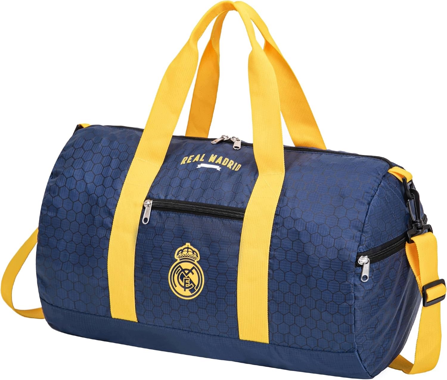 Torba sportowa Real Madryt biała 44x26x26 cm oficjalna kolekcja