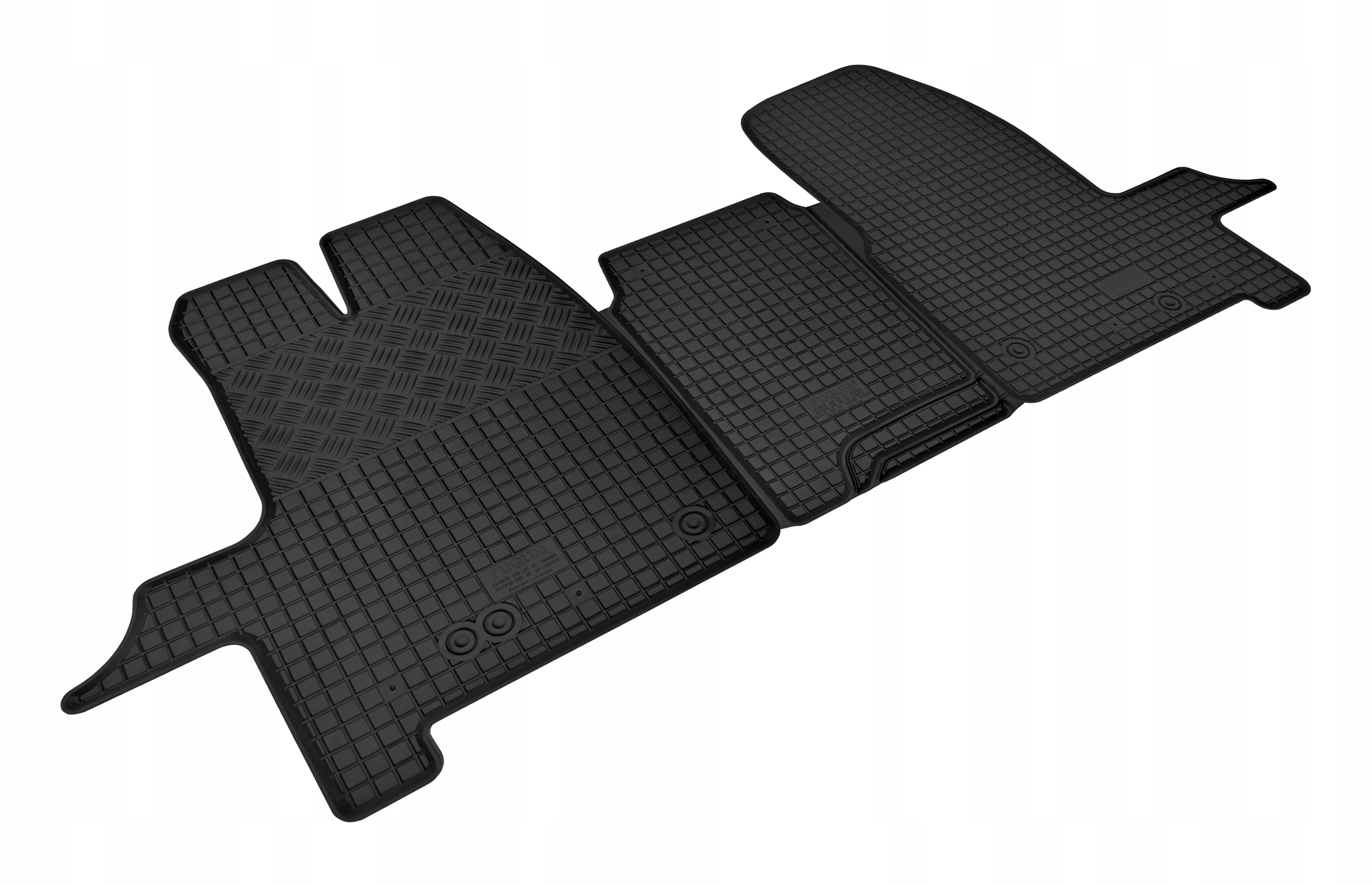 Dywaniki i mata do bagażnika do Ford Transit Custom L2, 8 miejsc 2012-2018 Materiał guma