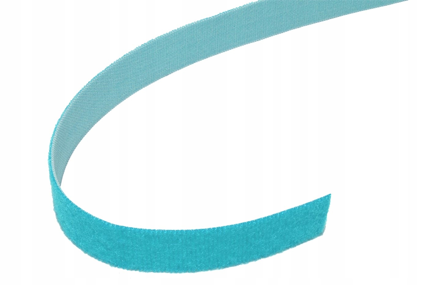 Velcro Stahovací páska 20mm, suchý zip, 25m, tyrkysová