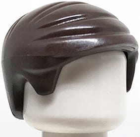 

Lego włosy figurki - męskie, ciemny brąz 99930