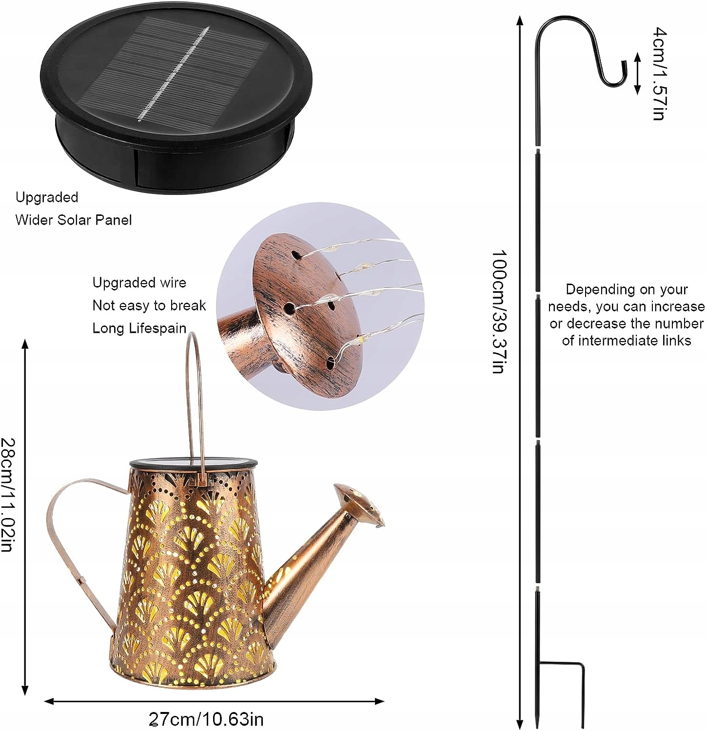 LAMPA SOLARNA DO OGRODU KONEWKA LAMPKI LED OŚWIETLENIE OGRODOWE ZEWNĘTRZNE Stan opakowania oryginalne
