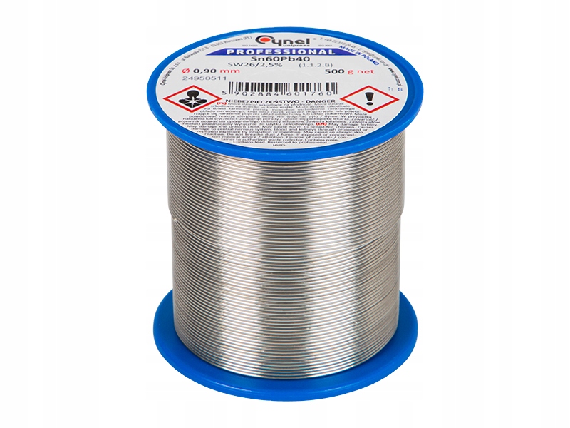 Cín Pro Pájení S Tavidlem Pojivo 500 G 0,9 MM 0,5 Kg