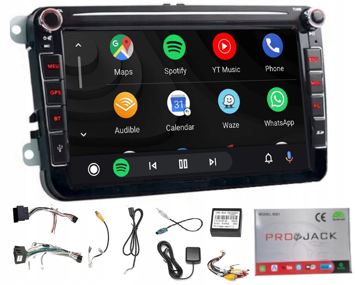 Rádio Gps Navigácia Android Vw Eos 2006-2015 Wifi Carplay 64GB