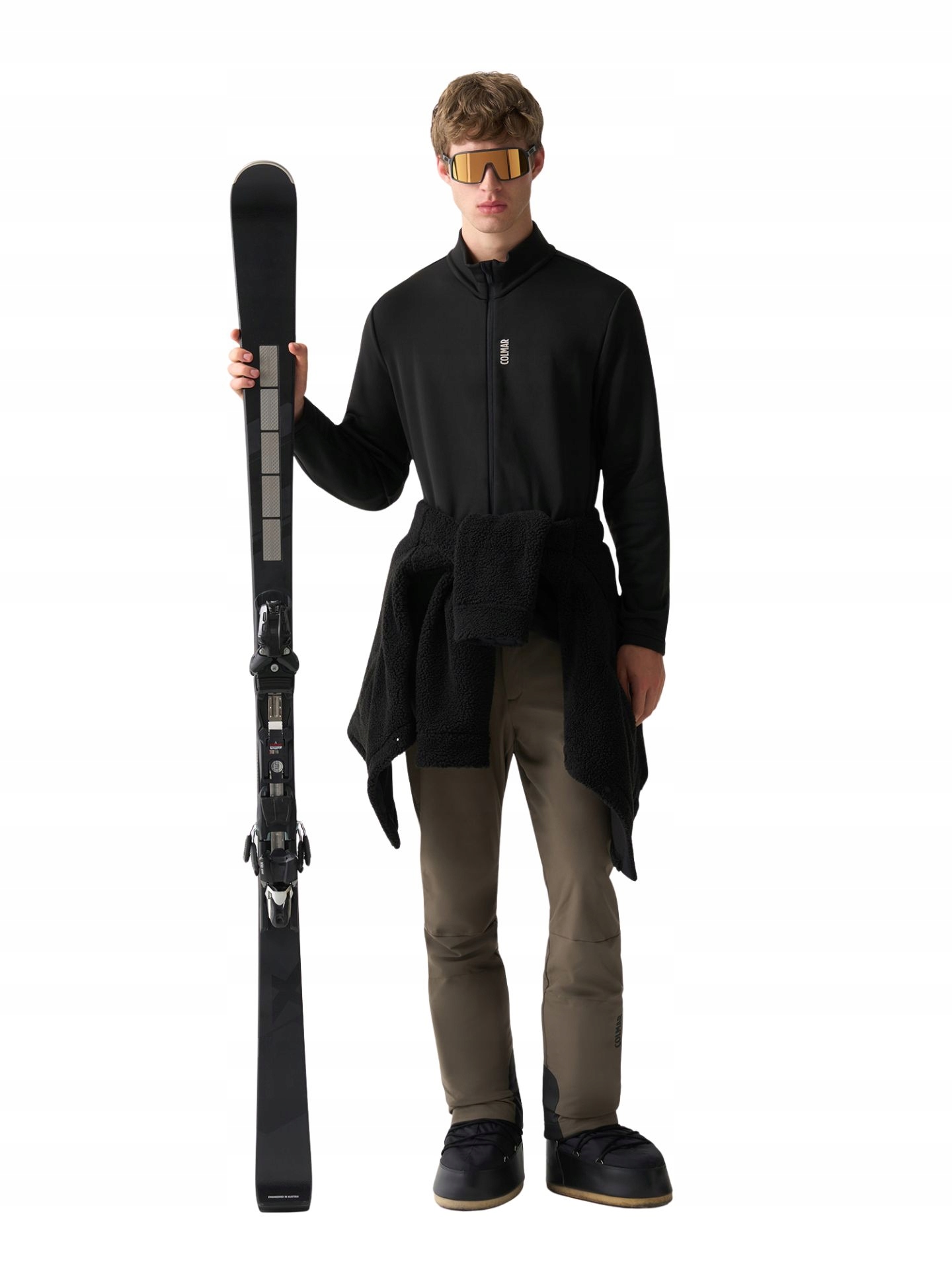 Pánská mikina Colmar Full Zip Stretch Fleece Black L