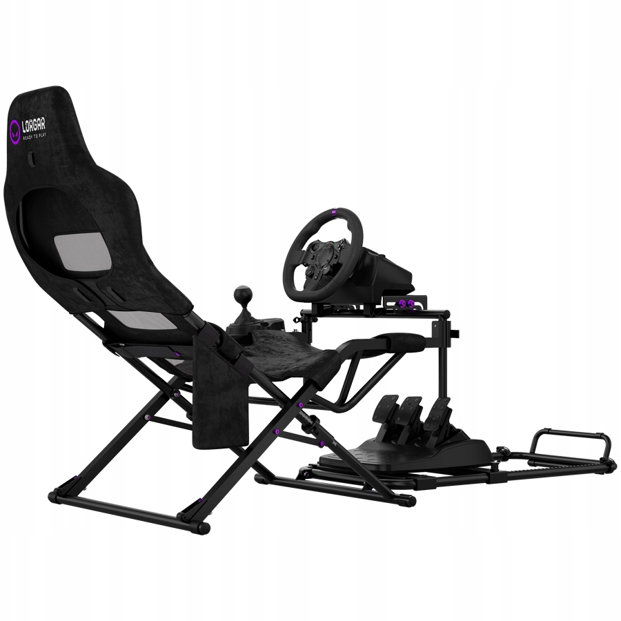 LORGAR Kokpit Sim Racing Flex RAF1, Czarny — 6