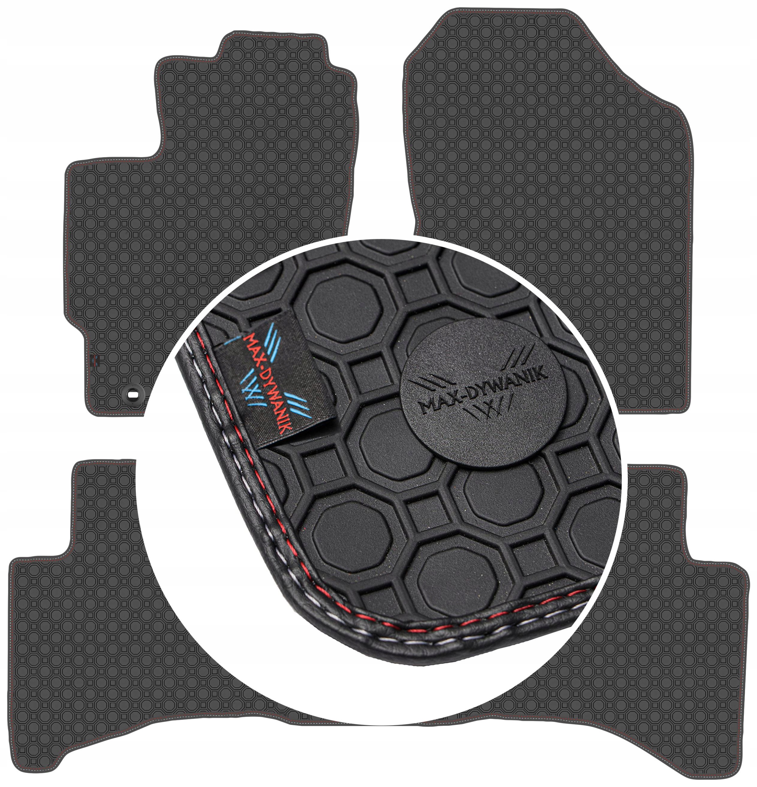 Yaris III Hybryda 2011-2019 Koberce Čierne