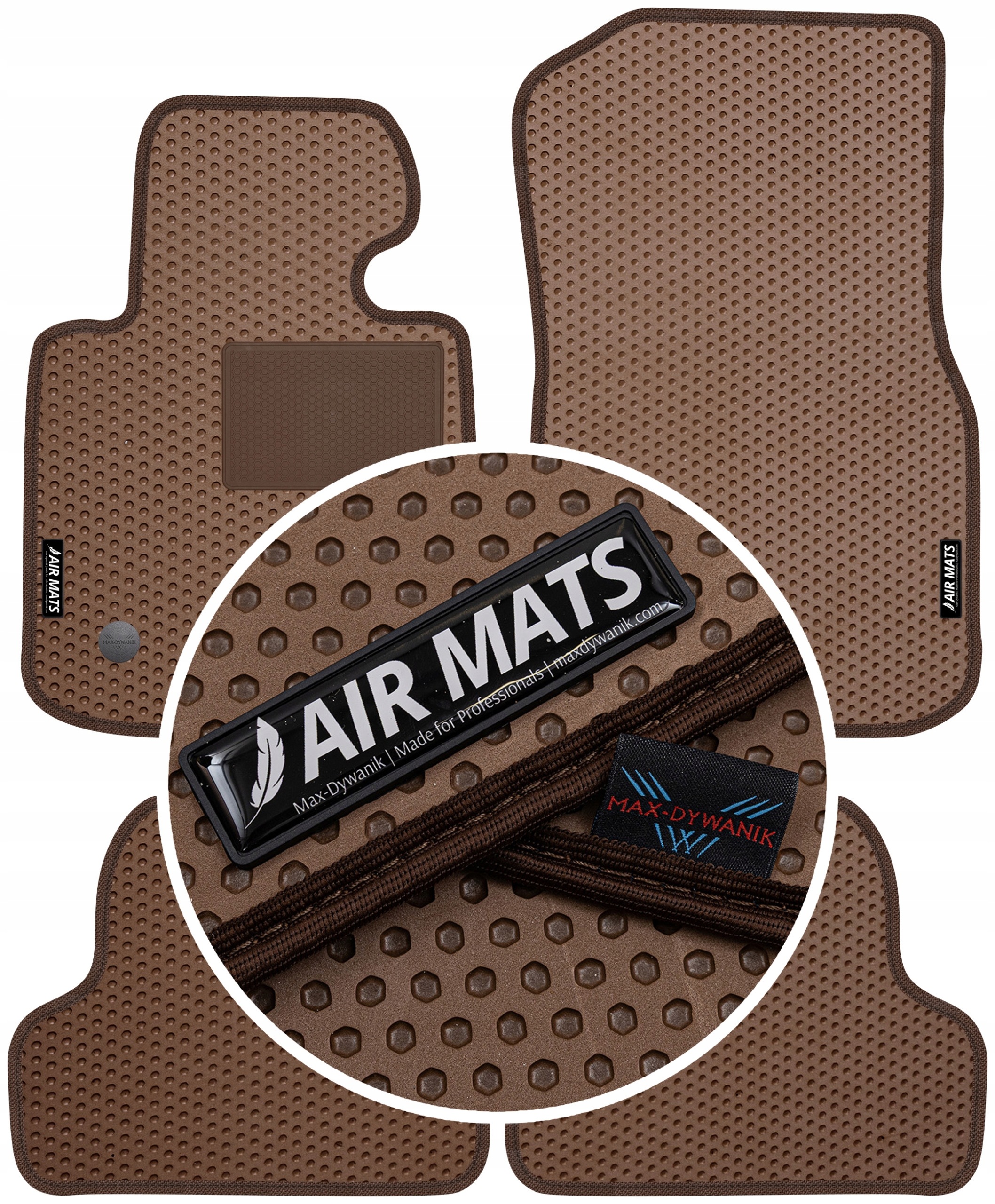 Bmw 4 F32 Coupe 2013-2020 Gumové rohože Air Mats Hnědé