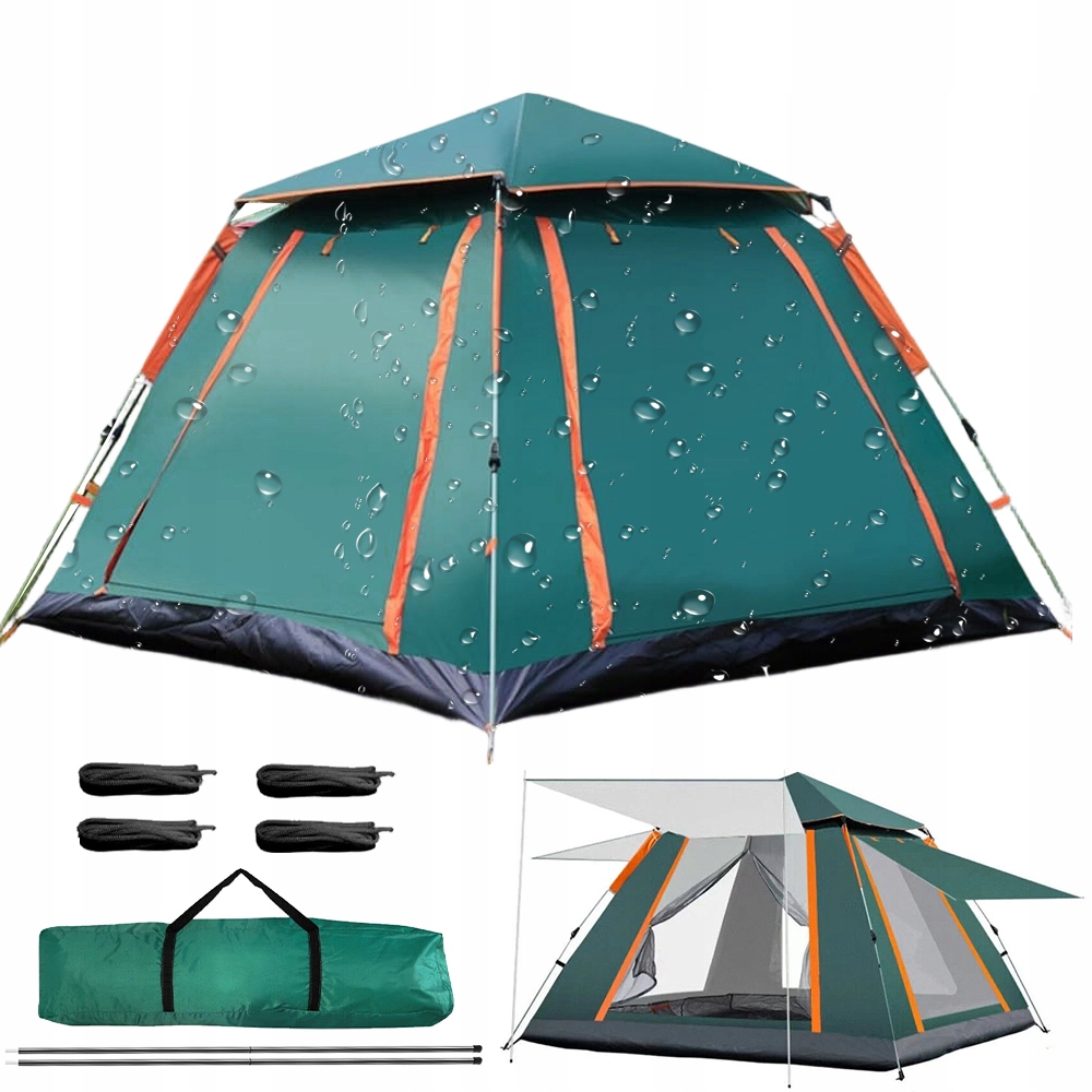 Stan Dvouvrstvý Bedee Větruodolný Pop-up se síťkou pro 3-4 osob