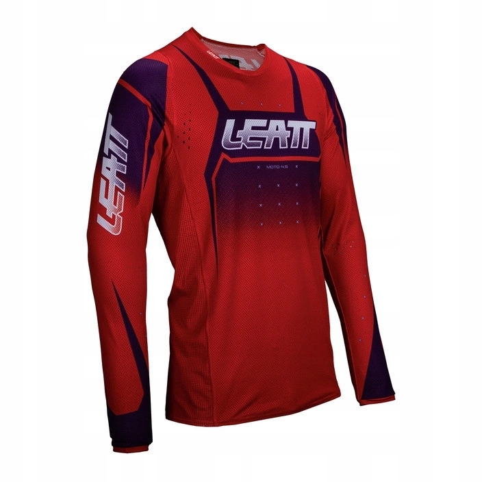 Mikina cross Leatt Moto 4.5 Lite Sunburn červená Darčeky