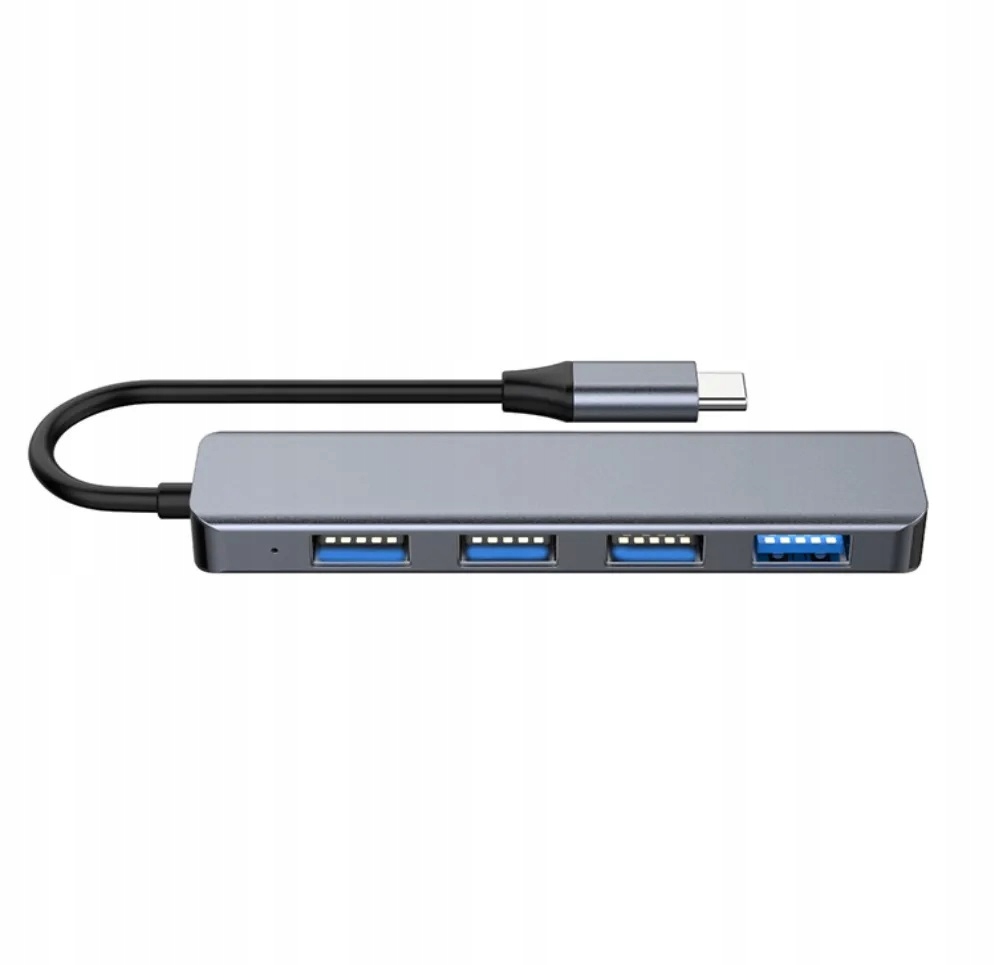 

Hub Adapter Rozdzielacz Usb-c Typ-c Na 4x Usb 3.0