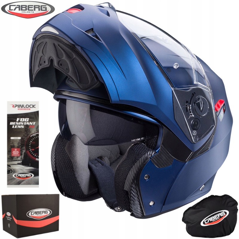 Kask motocyklowy Caberg Duke X Solid niebieski mat (Yamaha) rozmiar L