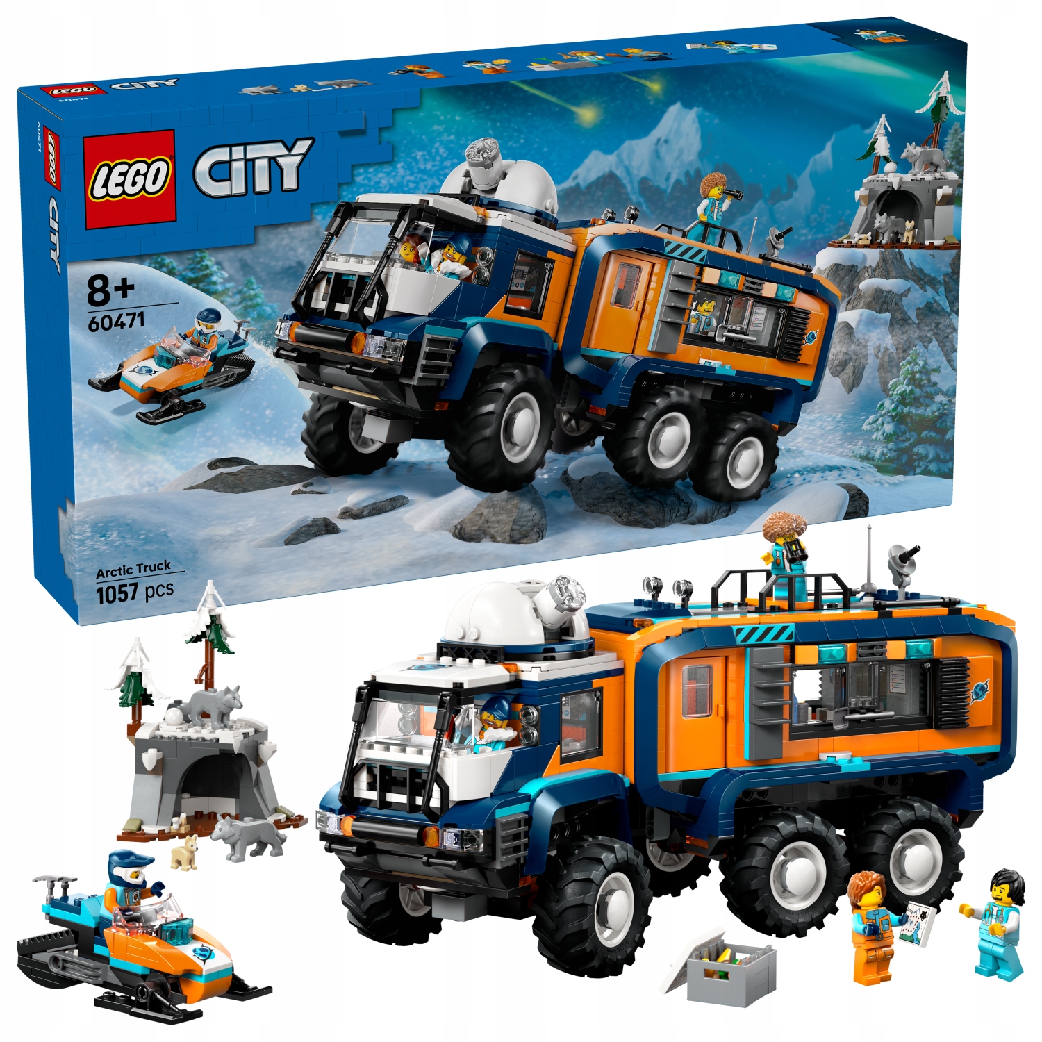 Lego City 60471 Nákladní auto s laboratoří pro průzkumníky Arktidy