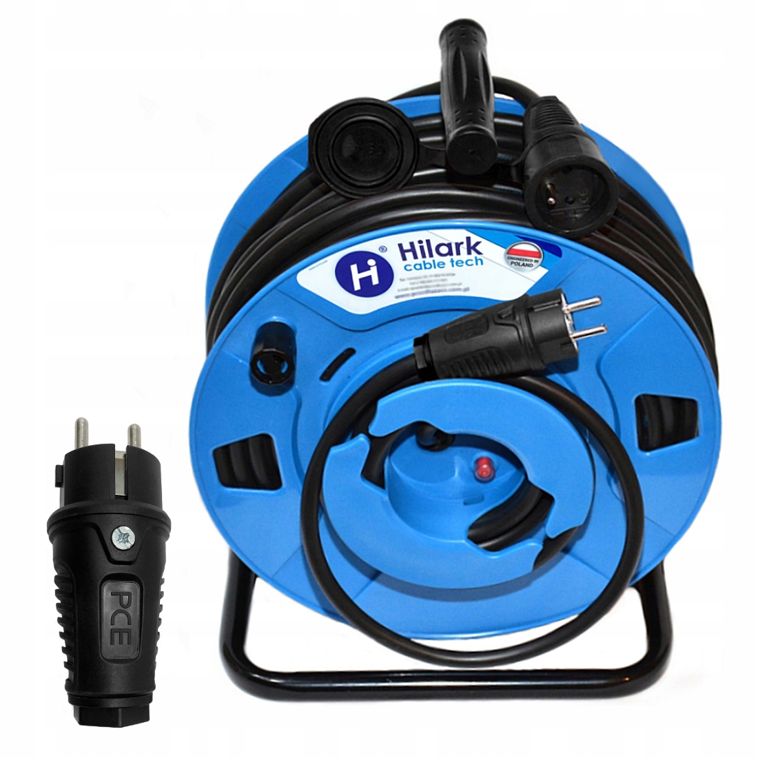 Predlžovací Kábel elektrický gumový kábel H07RN-F OnPd 3x1,5 25 m, obrátený bubon