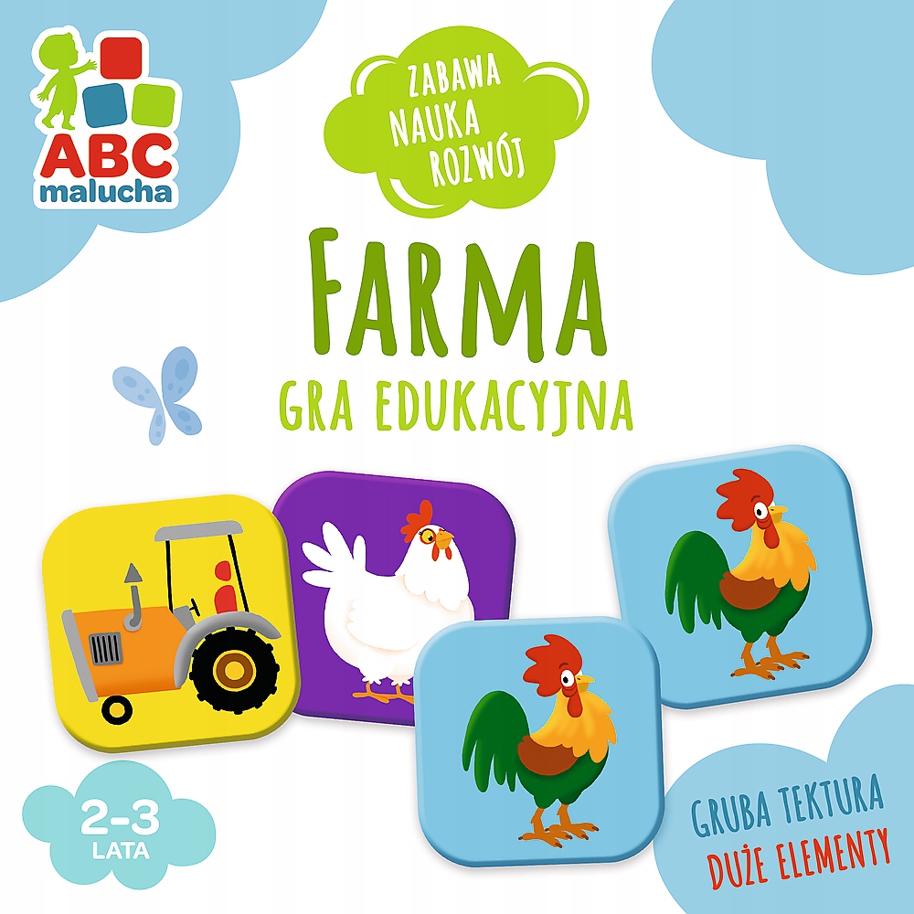 Gra Edukacyjna FARMA ABC Malucha TREFL Kod producenta 01944