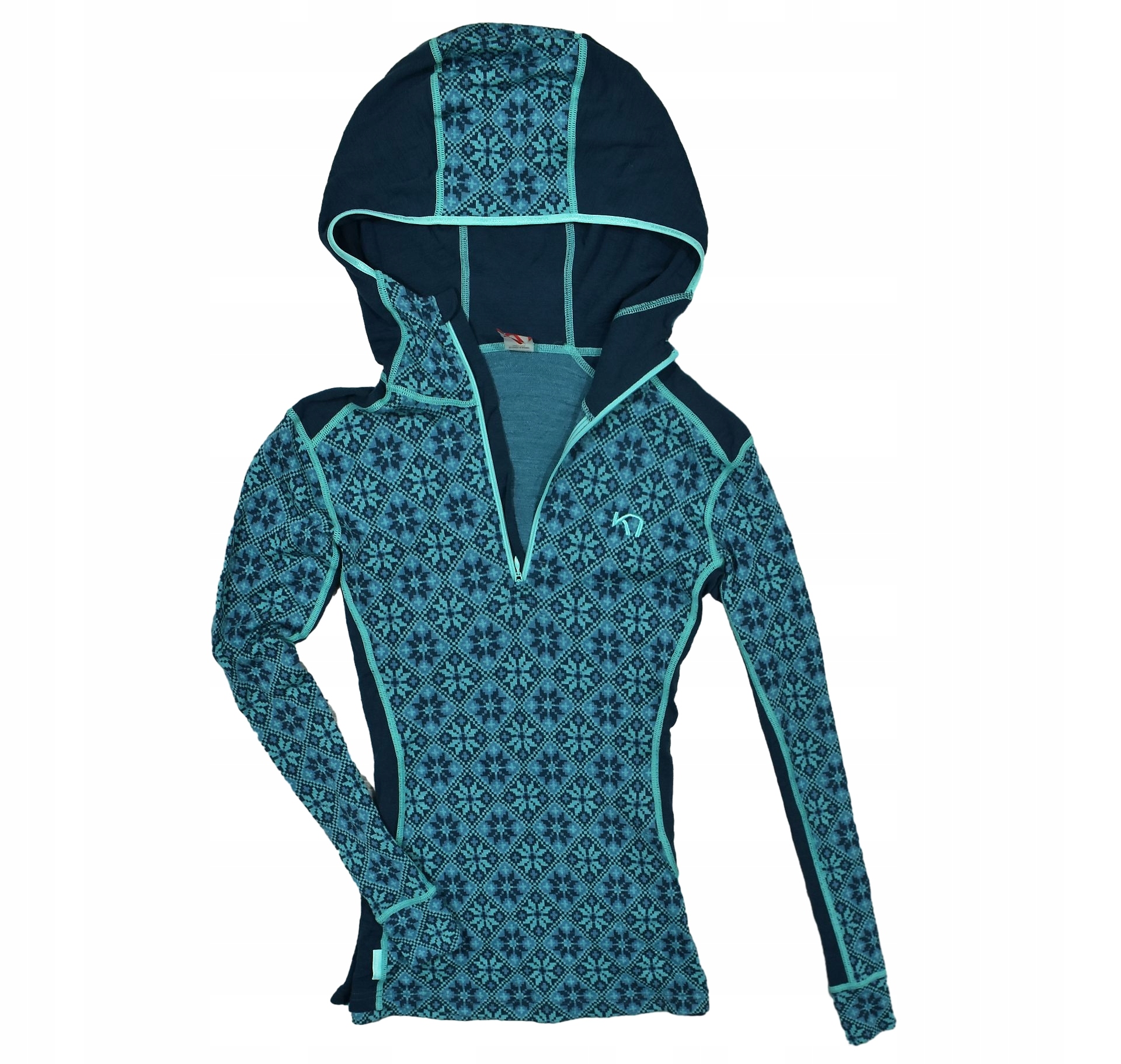 Termoaktywna Koszulka Damska z Kapturem Merino Wool KARI TRAA L