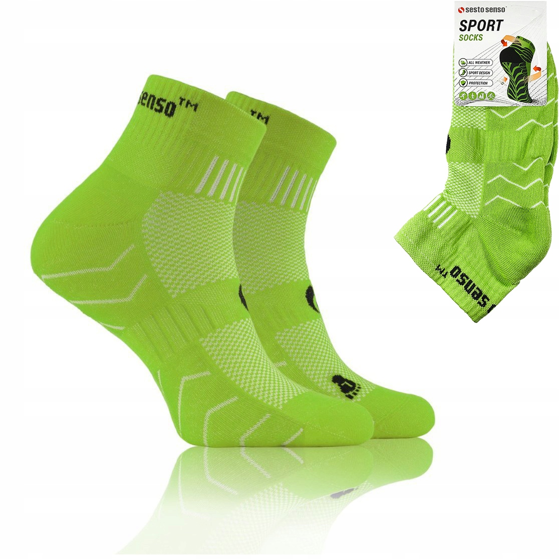 

Sesto Senso sportowe skarpety do biegania 39-42