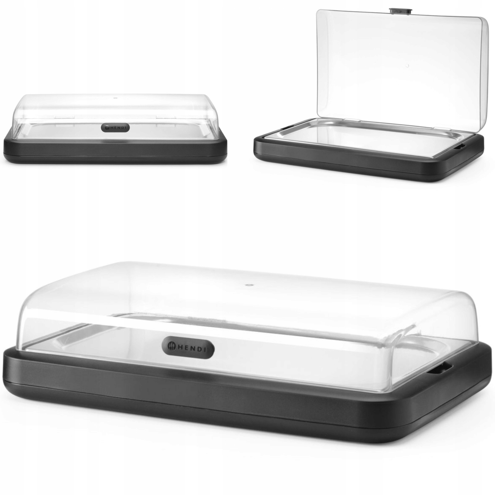 Bufetová Výstavní Vitrína S Chladicí Vložkou Gn 1/1, Černá