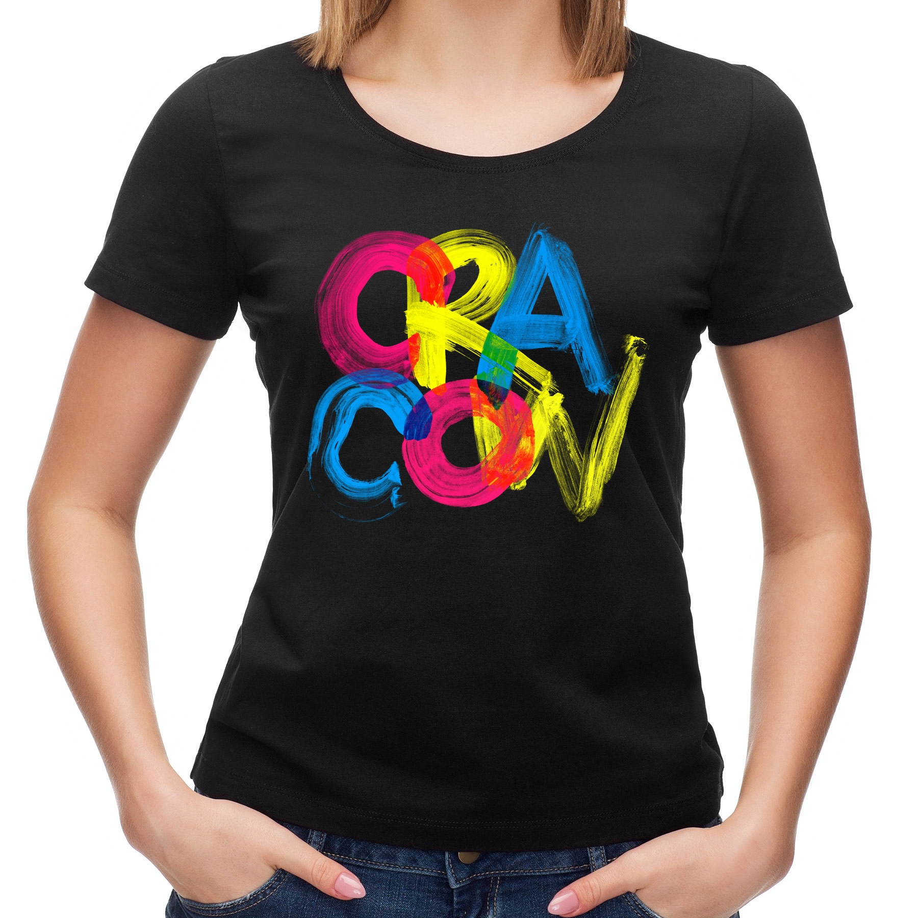 

Koszulka Cracow Kolory Cmyk (L):: M,: czarny