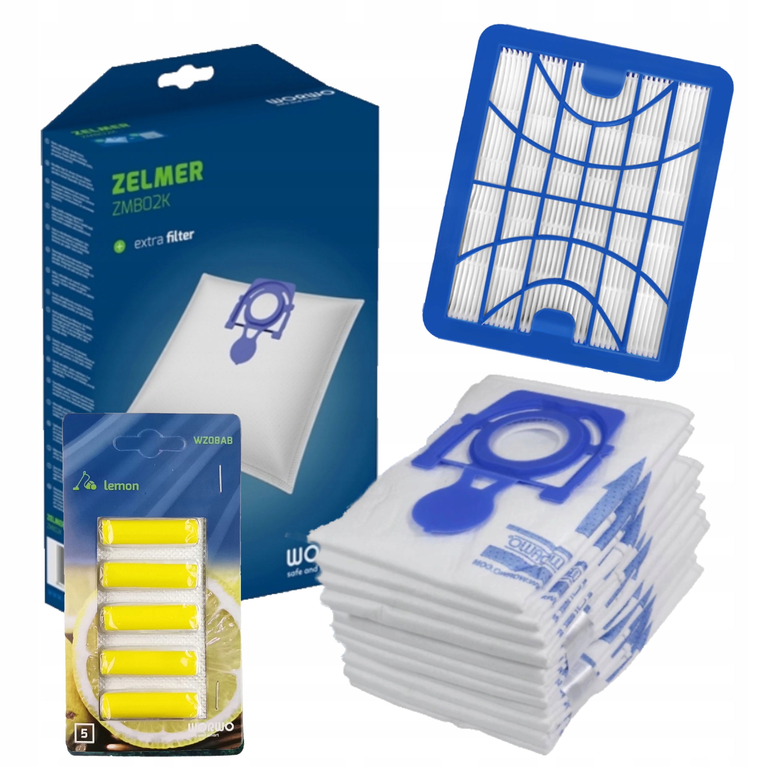 FILTR HEPA + WORKI DO ZELMER ODYSSEY + ZAPACH