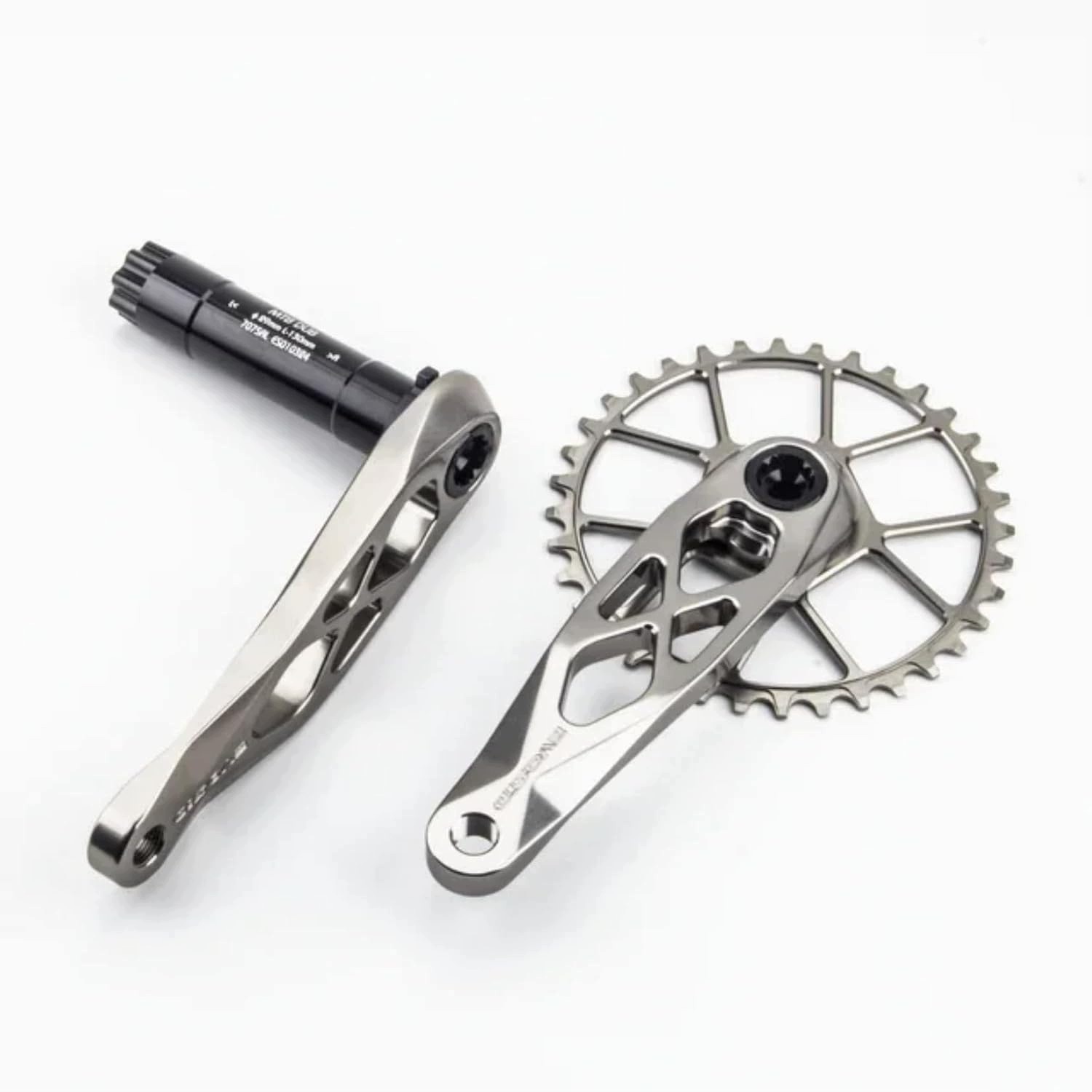 Evosid Ultralight Mtb zestaw korb rowerowych 165mm, K1583