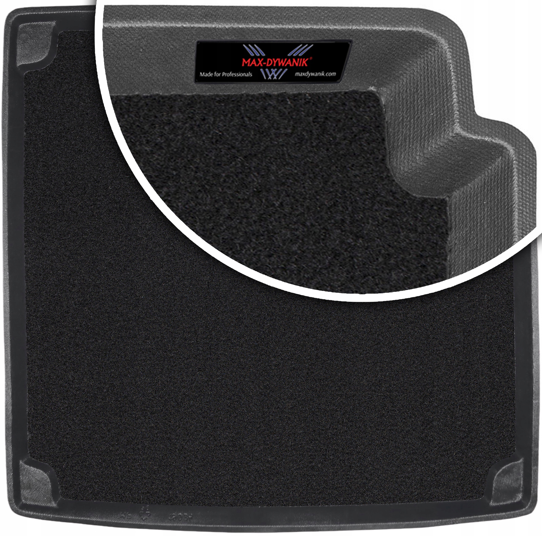 Mercedes ML W164 Van 2005-2011 Koberec do zavazadlového prostoru s velurovou podložkou