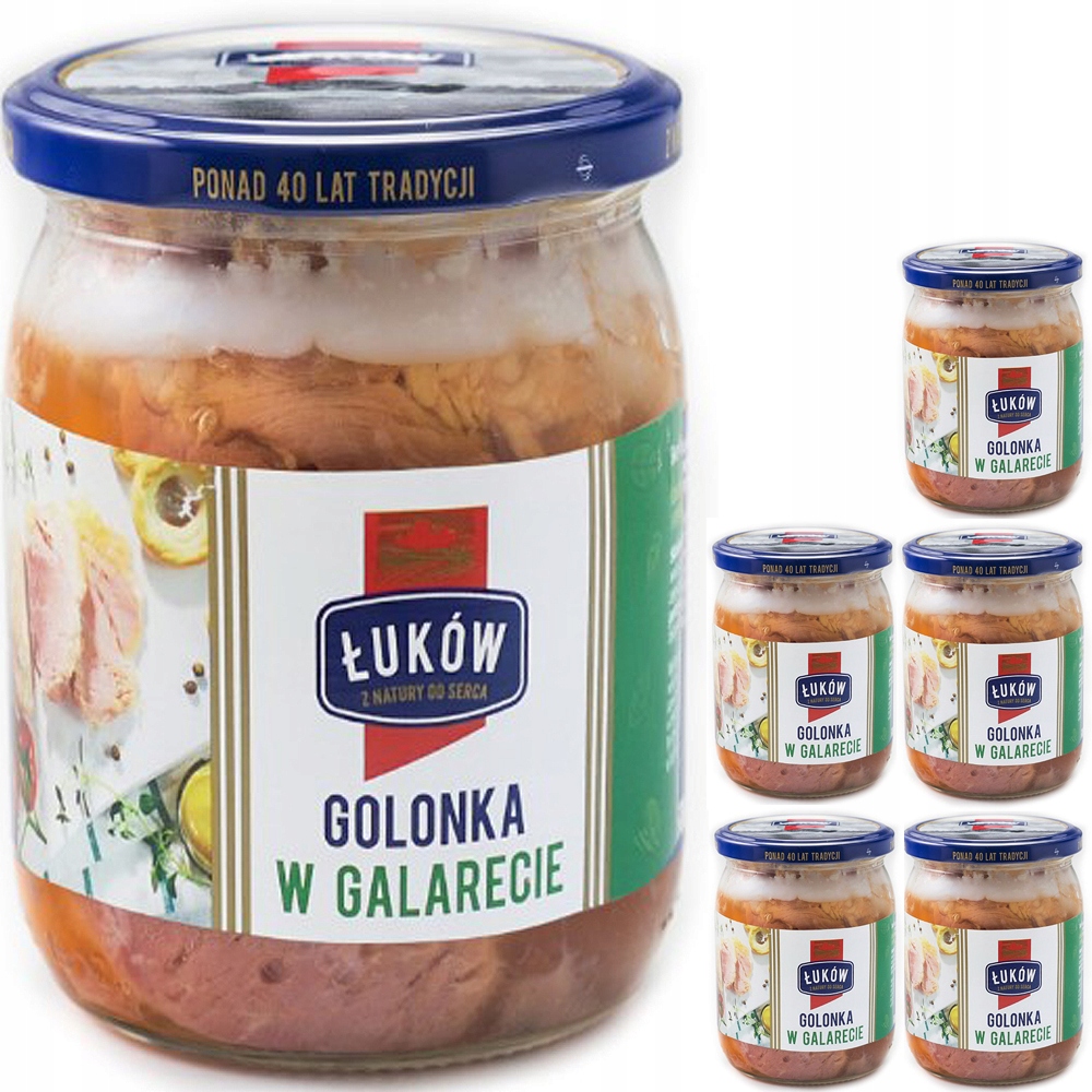 Levně Łuków Golonka V Želé Łuków sklenice 6 x 500 g