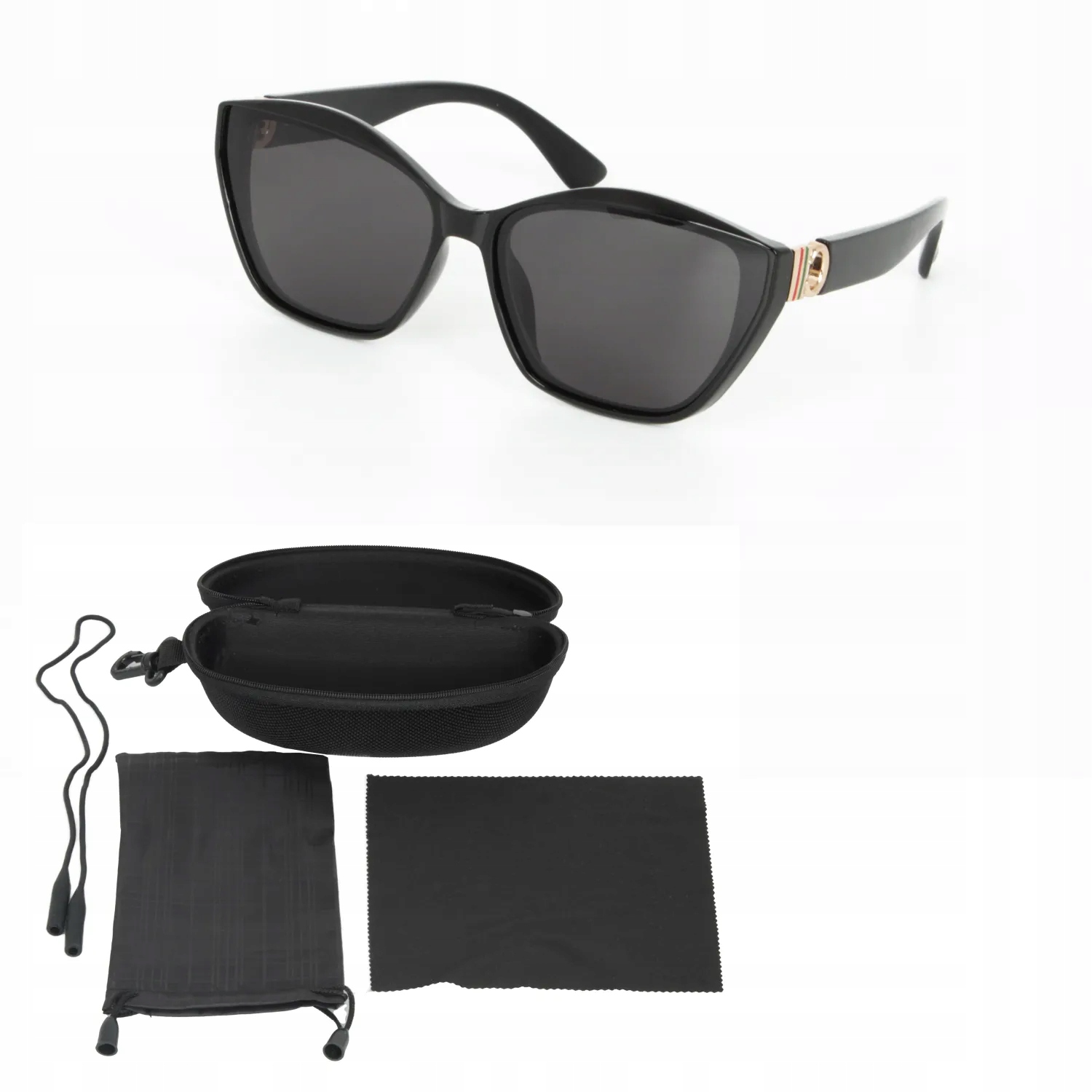 Zažijte luxus a ochranu: PR9109 C3 – Dámské černé lesklé brýle UV400