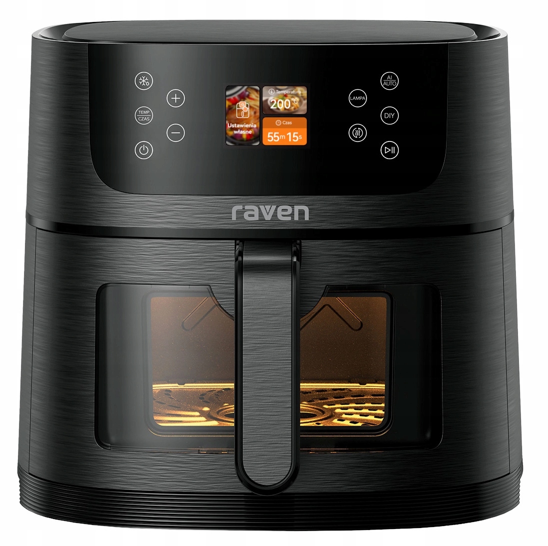 Air fryer Frytkownica beztłuszczowa Raven EFN010 Ai 1800W 8L 25 Programów