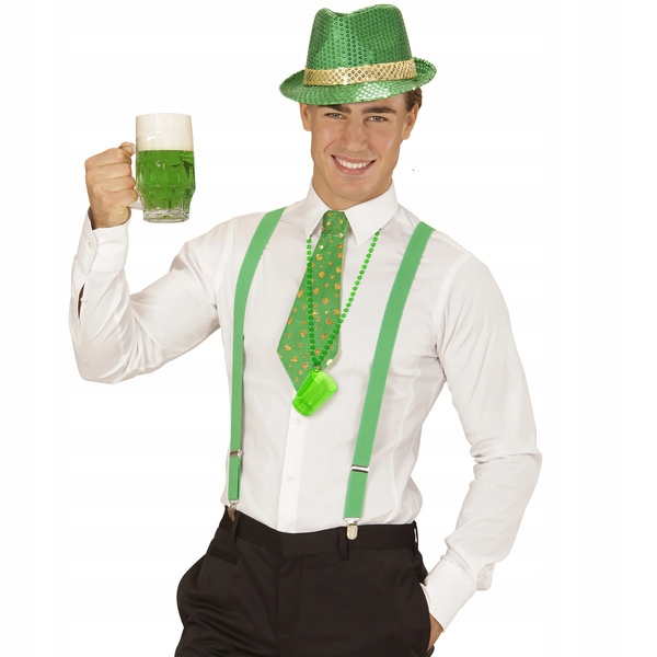 NASZYJNIK KIELISZEK ZIELONY ŚWIĘTY PATRYK WIECZÓR PANIEŃSKI Płeć uniseks