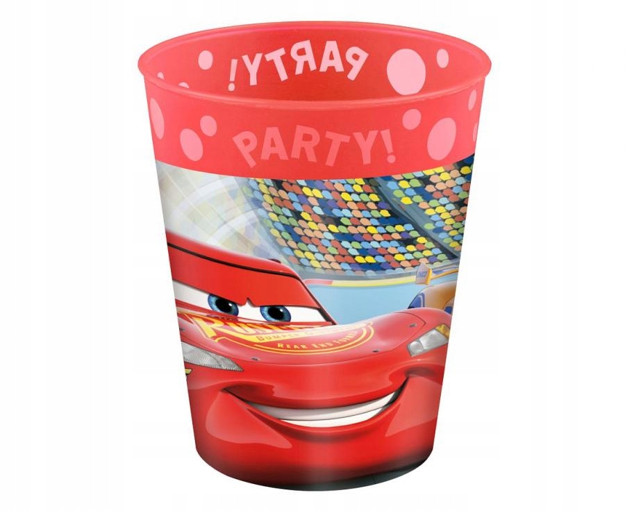 Kubek wielokrotnego użytku Cars Disney Kubki Kubeczki