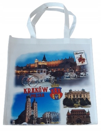 

Torba na zakupy, pamiątka z Krakowa, prezent