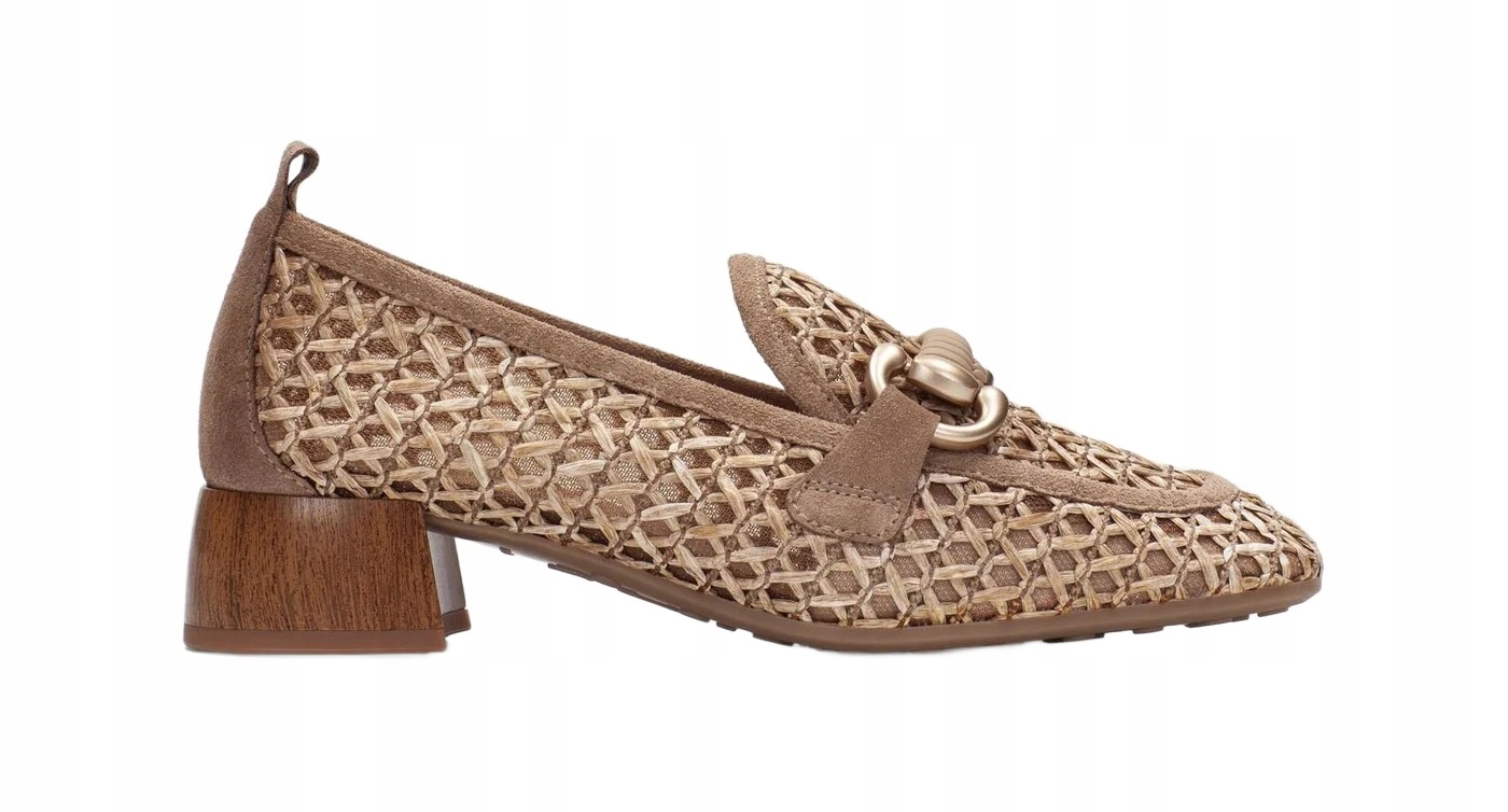 Dámské polobotky s pleteným svršek Hispanitas RHV264828 hnědé r39