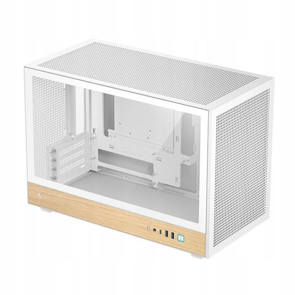 Počítačová Skříň DeepCool CH260 Wood bílý