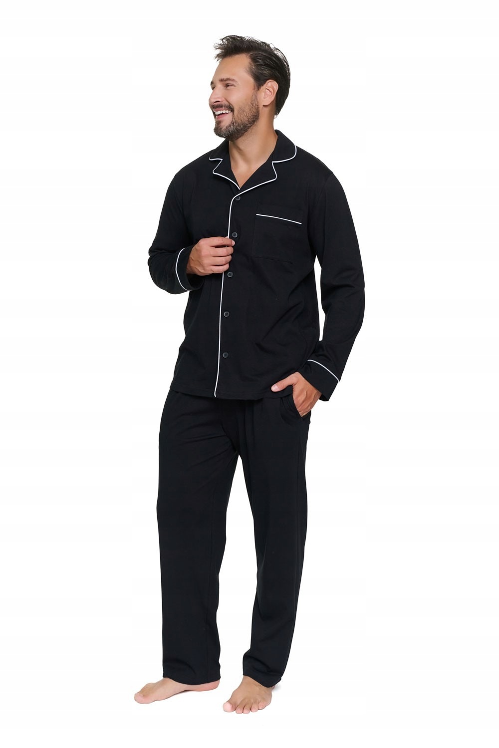 Doctor Nap Pánské pyžamo PMB.7528 XL Noir