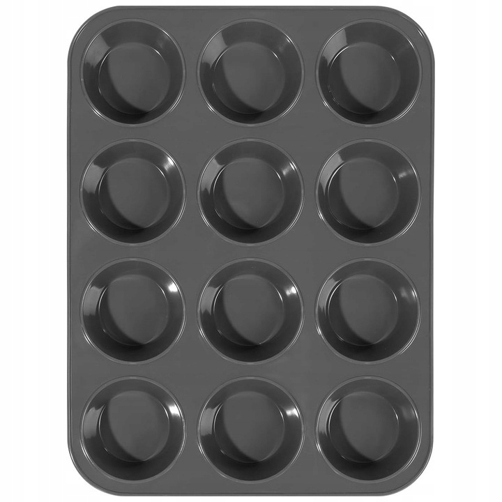 FORMA DO BABECZEK MUFFINEK BLACHA TEFLON NON-STICK+FOREMKI SILIKONOWE 12SZT Rodzaj forma do muffinek