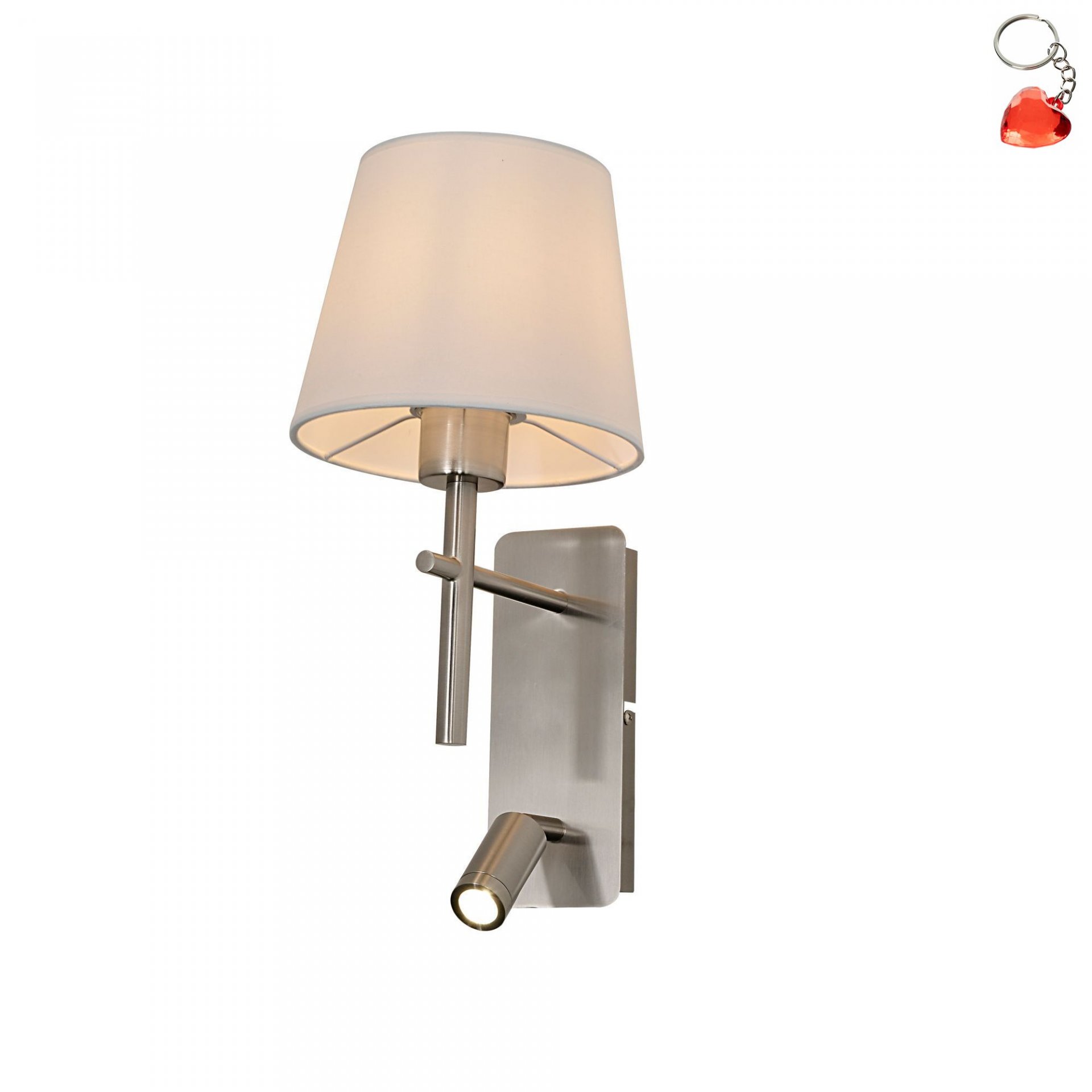 Nástenné svietidlo s Led reflektorom 2,5 W Luna W4106-2SN+WH Zuma Line