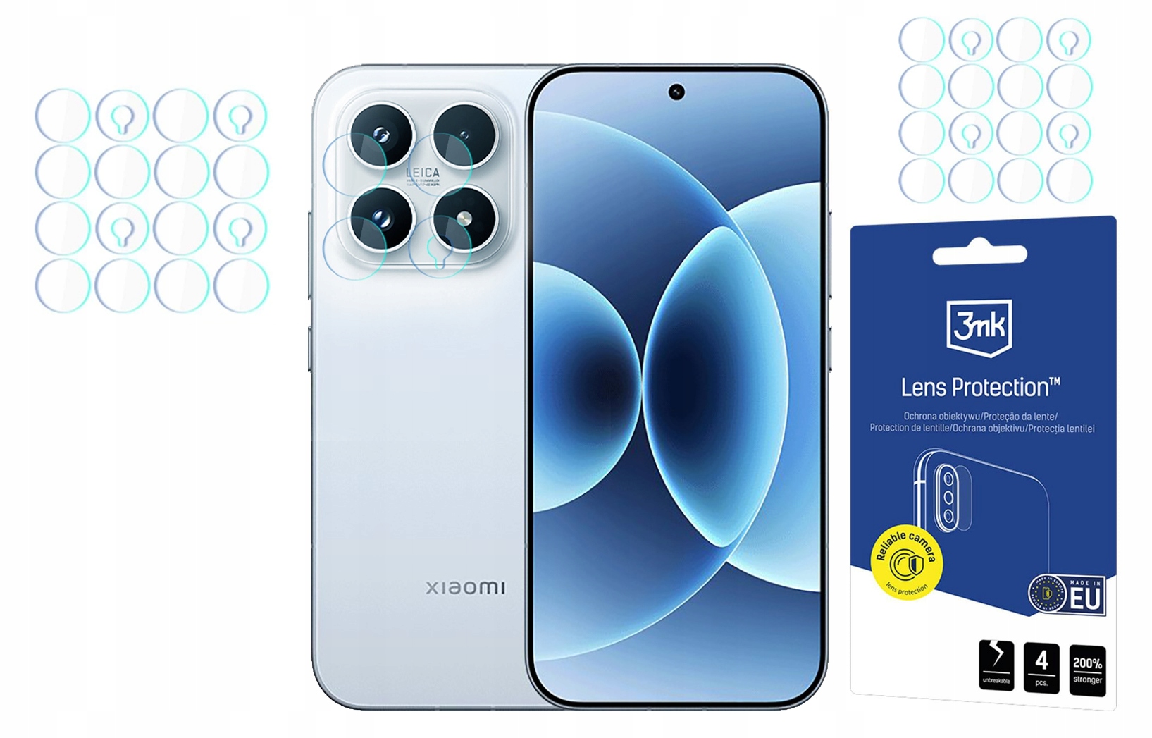3mk Sklo na objektív Lens pre Xiaomi 17 4ks
