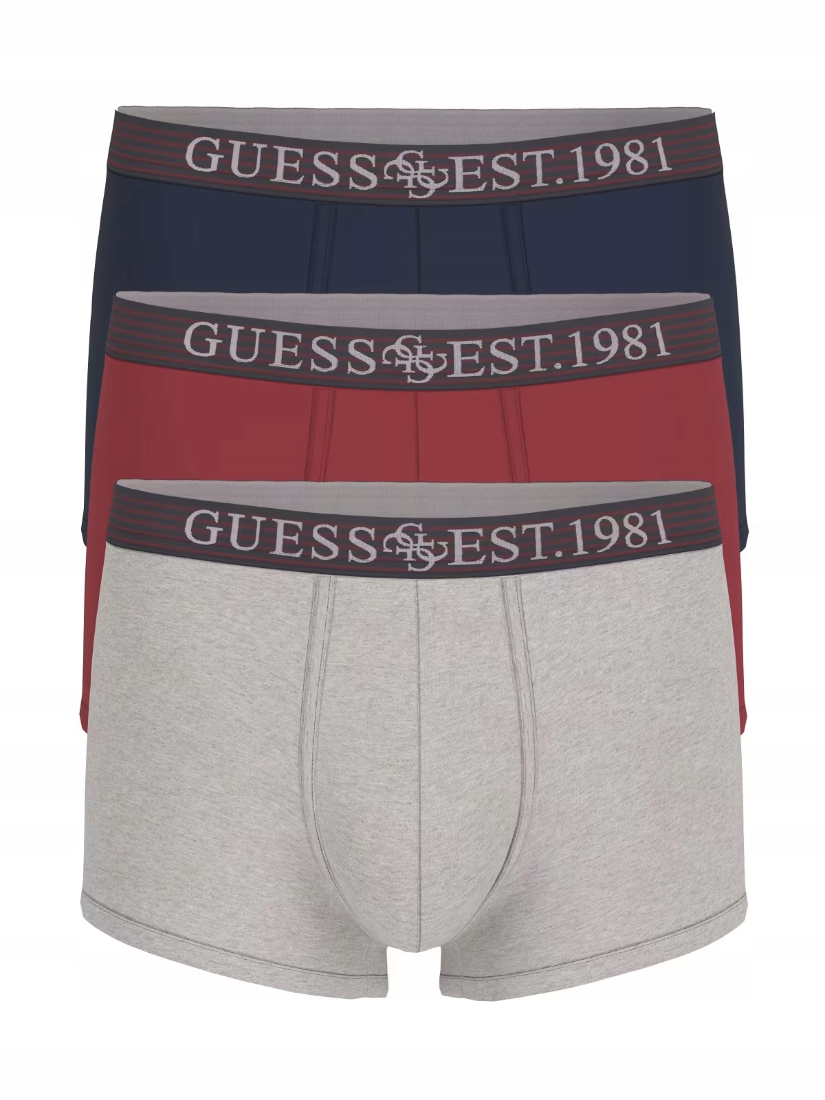 Sada Pánských Boxerek Slipy 3 Kusy Trojbalení 3PAK Guess Logované L