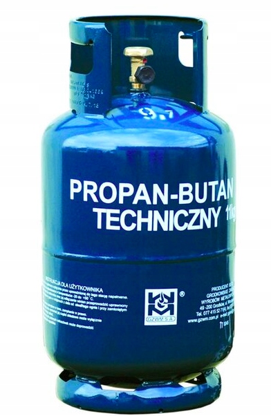 

Butla gazowa 11 Kg Propan Butan Nowa Grill Kuchnia
