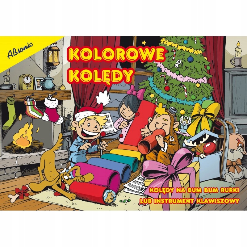 KOLOROWE KOLĘDY KSIĄŻKA NA BUM RURKI