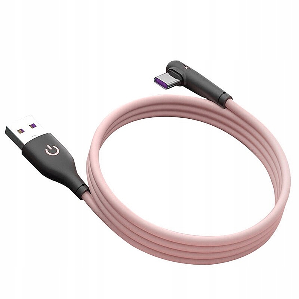 

Kabel Usb Typ-c Usb C Ładowarka 90° Kątowy 1 metr