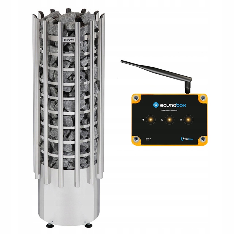 Sada saunových pecí Harvia Glow TRT70E 7 kW ovládač SaunaBox Pro