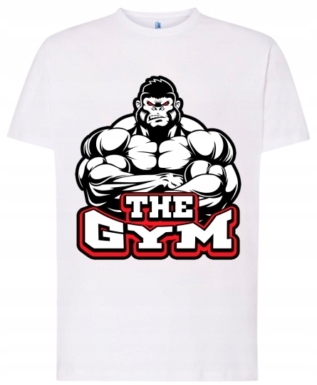 

Koszulka męska bawełniana The Gym Siłownia Fitness
