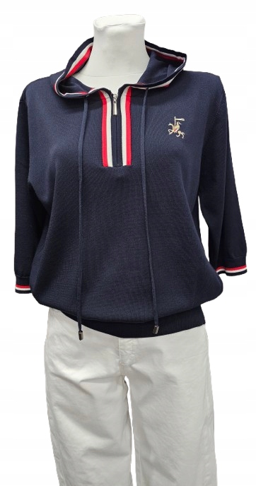 Halenka S Viskózou Z Maselového Materiálu – Výšivka Loga – Kapuce – Uni