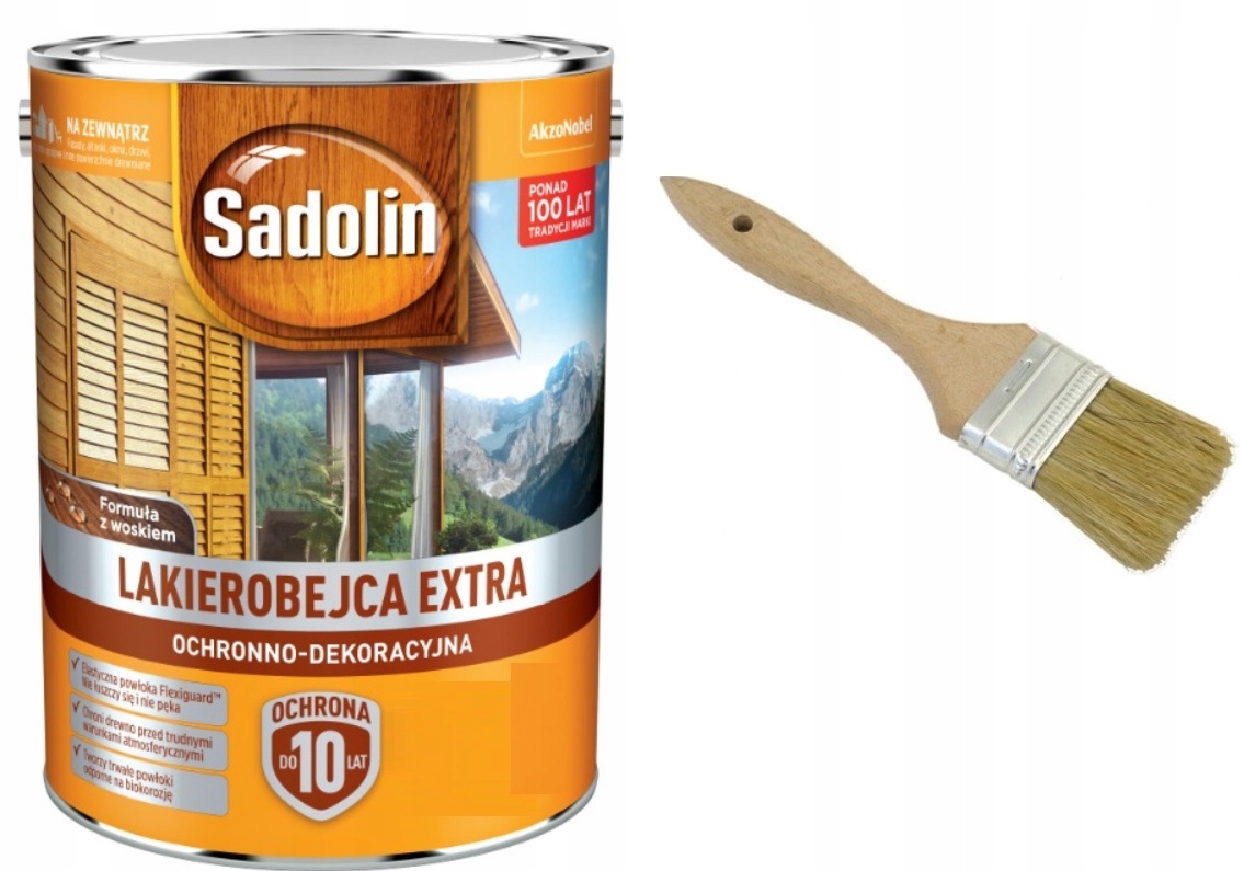 

Lakierobejca Sadolin Extra Pędzel